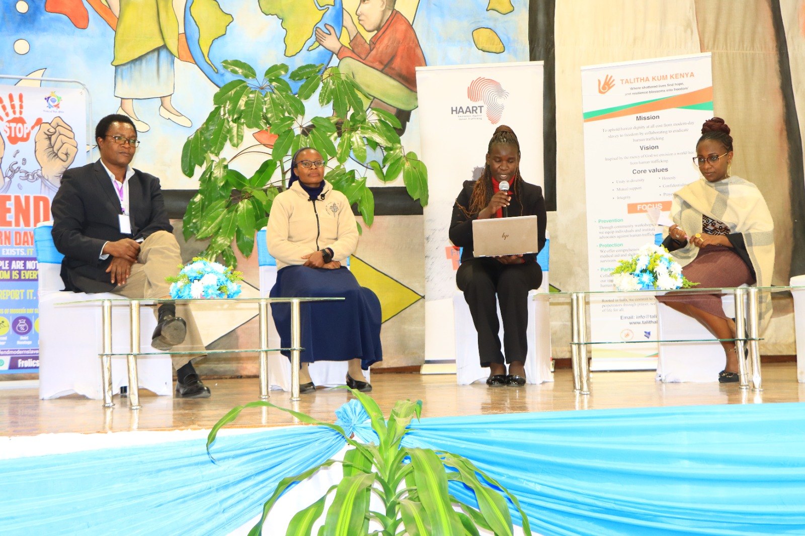 Panel session on ending modern-day slavery