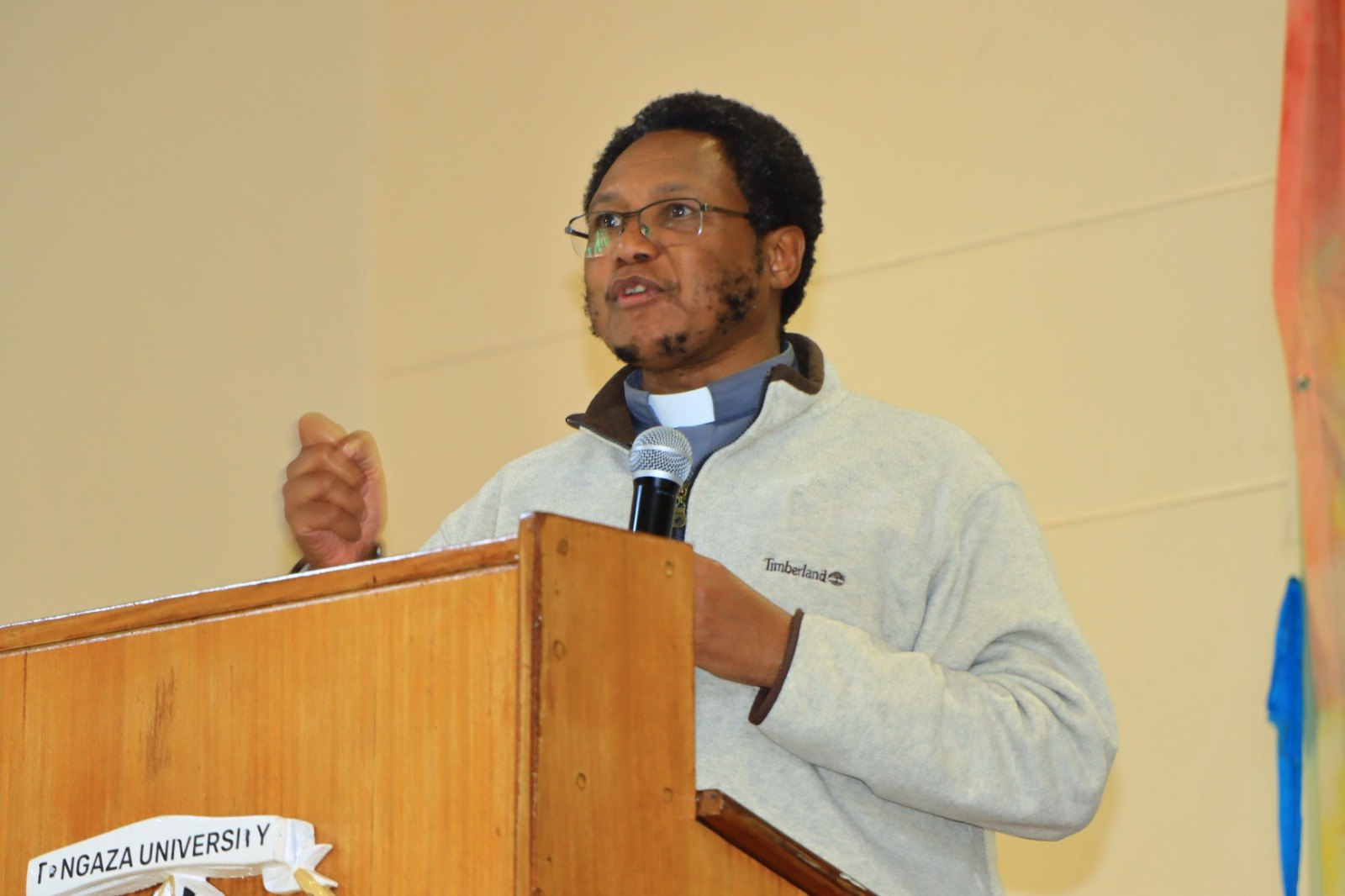 Address from the podium, Tangaza University